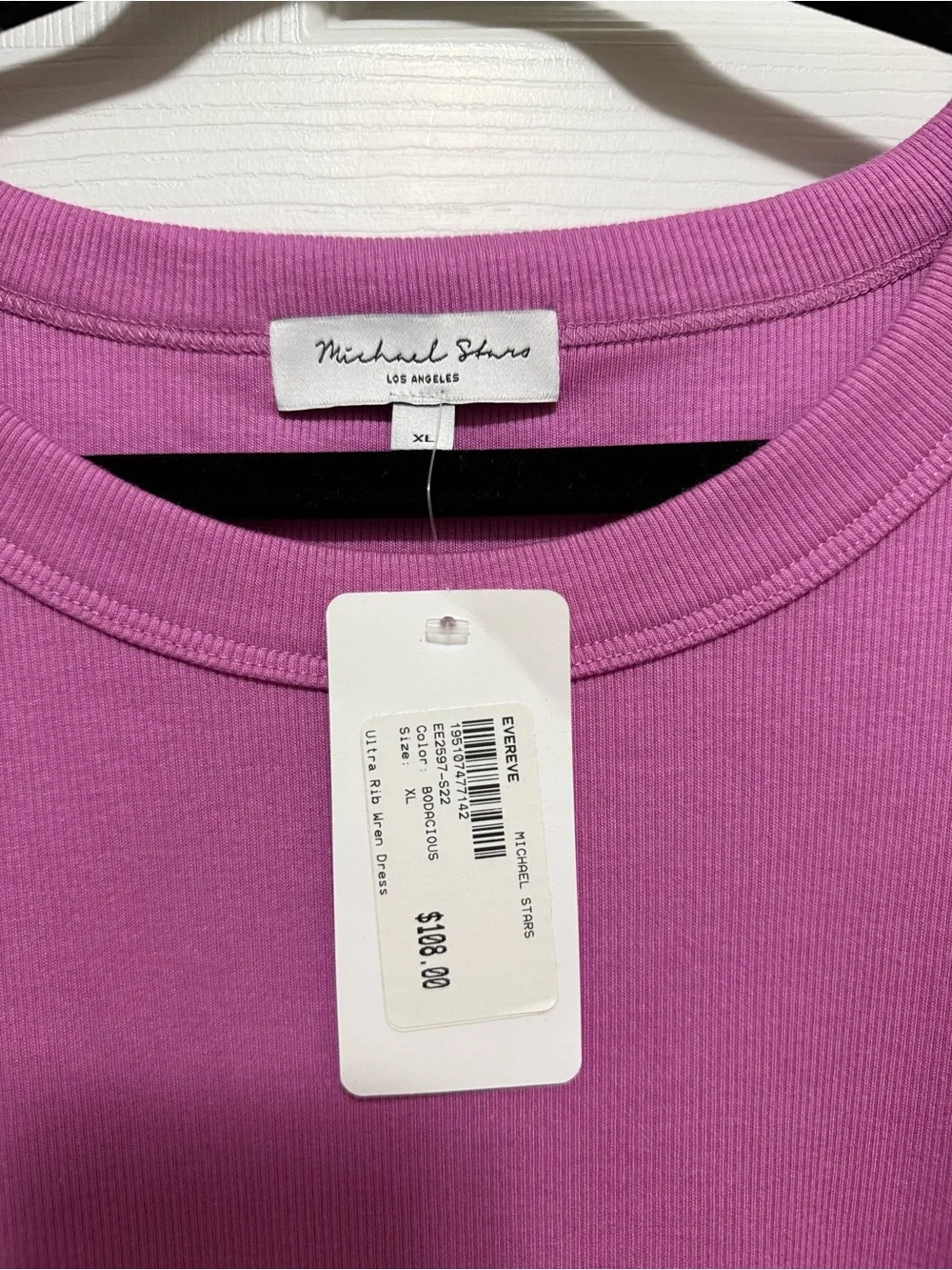 Michael Stars Sleeveless Maxi Dress in Magenta - Picture 4 of 4
